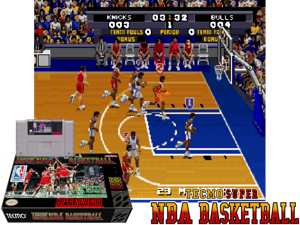 Tecmo Super NBA Basketball (A) [!] Cover
